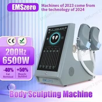 6500W DLS-EMSlim стимуляция мышц Удаление жира Для похудения машина для Формирования ягодиц EMS HI-EMT салон Для похудения