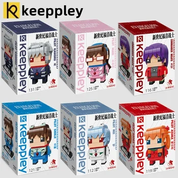 Оригинальные строительные блоки keeppley Evangelion модель Asuka Langley Soryu головоломка в сборе классические аниме детские игрушки подарок на день рождения