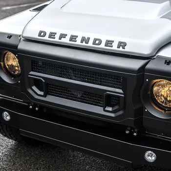 Серая Наклейка На Капот DEFENDER Для Land Rover Defender 3D Стерео Наклейка На Капот Land Rover Наклейка Land Rover Автомобильные Аксессуары